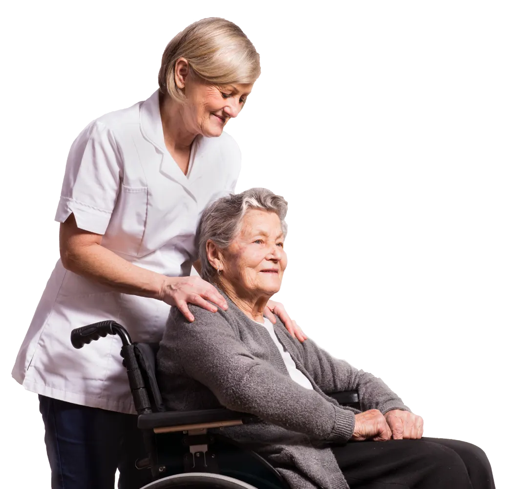 In-Home Caregiver with Patient